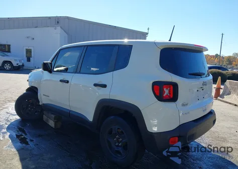 2018 Jeep Renegade Sport 4X4 from USA, damaged, VIN ZACCJBAB3JPJ44169